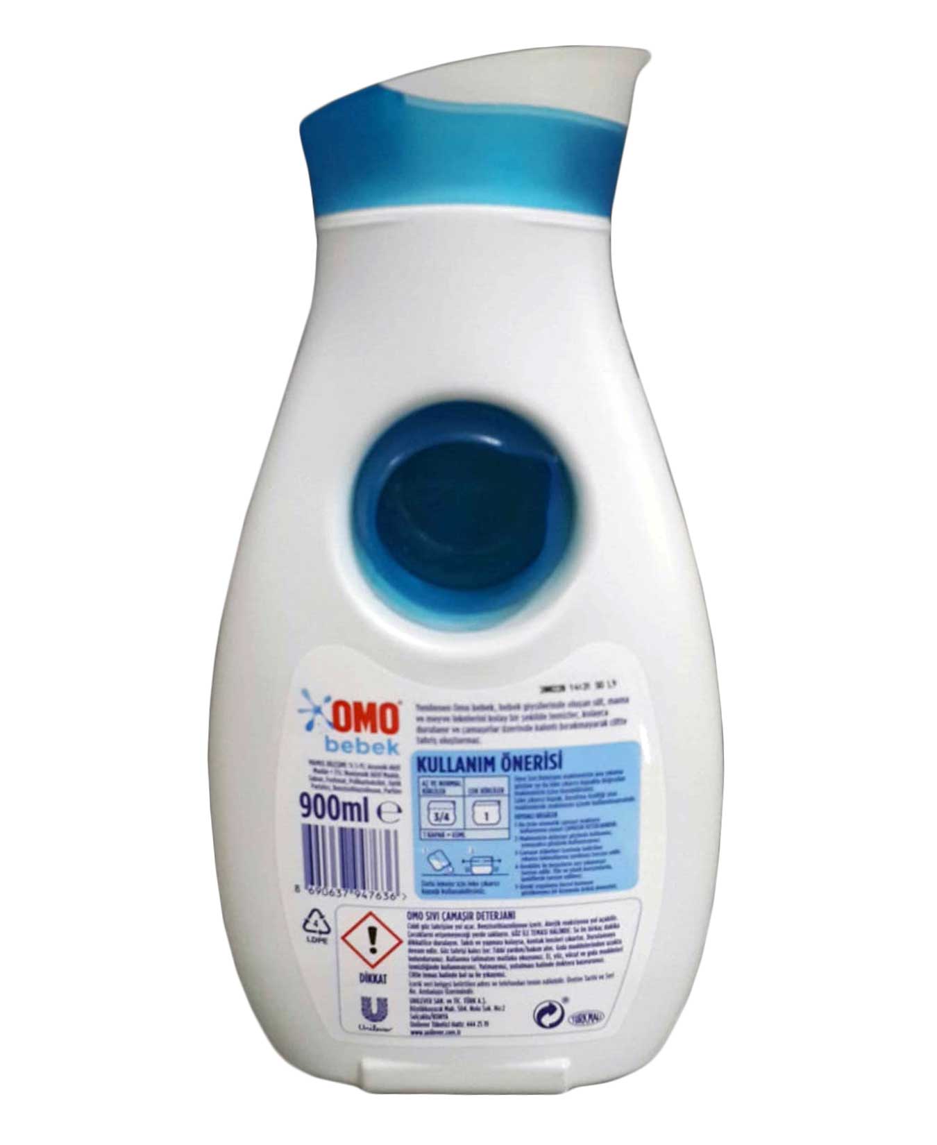 Omo Sıvı Çamaşır Deterjanı 18 Yıkama 900 ml Bebek 8690637947636