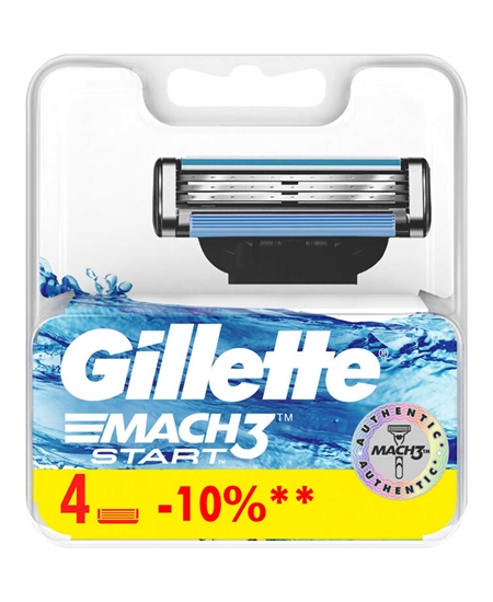 Picture of Gillette Mach3 Start Refill Razor Blade 4 s