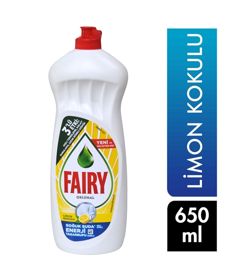 Picture of Fairy Sıvı Bulaşık Deterjanı 650 ml Limon