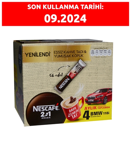Picture of Nescafe 2'si 1 Arada 10 gr 56'lı Paket Original